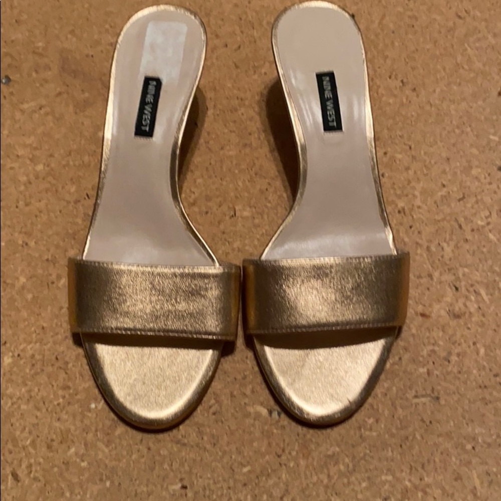 Rose Gold Kitten Heels